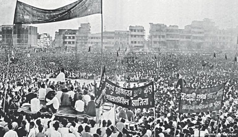 The mass uprising of 1969 the then East Pakistan (Bangladesh) — Photo: public domain